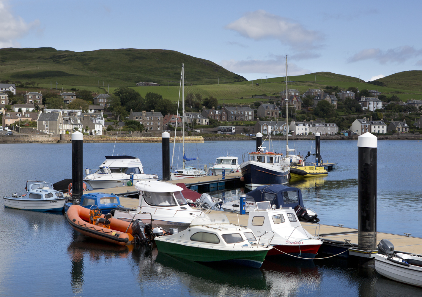 Boats at Campbeltown harbour in Argyll